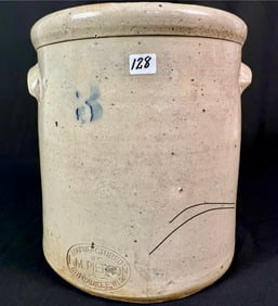 Stoneware Crock by L.M.Pierron Milwaukee
