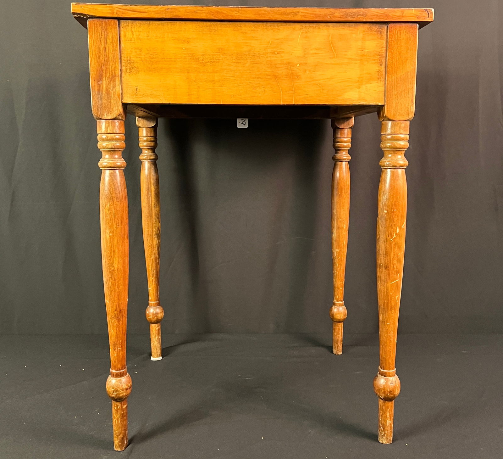 Antique American Cherry Single Drawer Work Table - 3