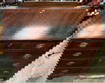 Mahogany Drop Front Desk, c1780-1800