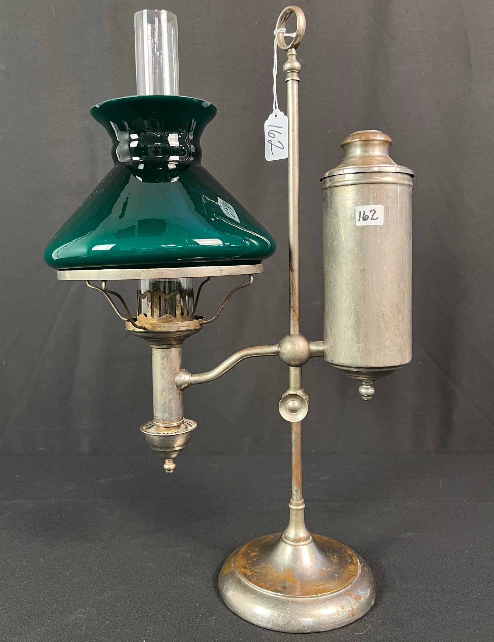 Oil Canister Student Lamp c1850s (1 of 8)