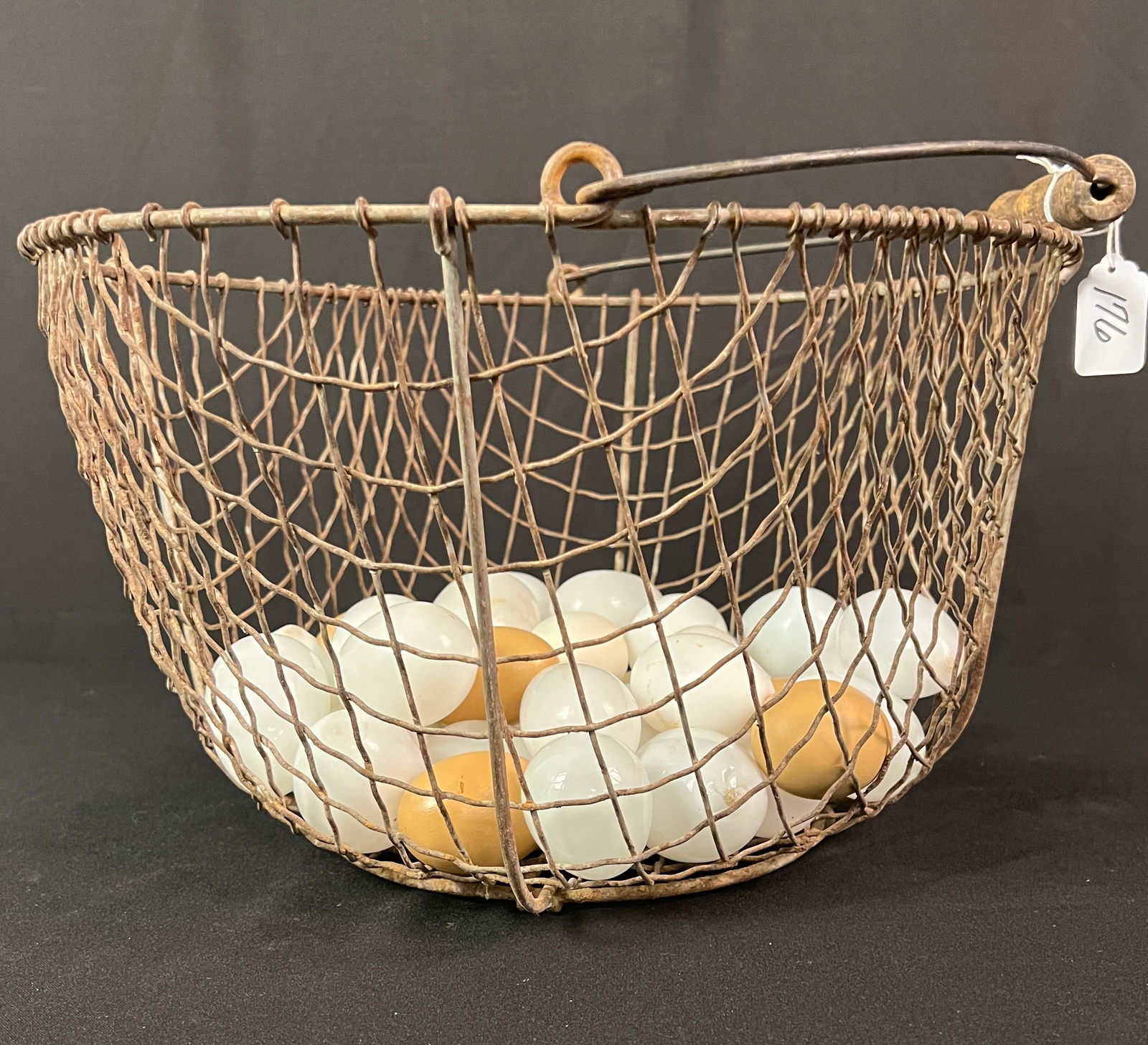 Mesh Bale Handled Egg Basket - 3