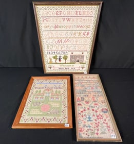 Three Vintage Samplers