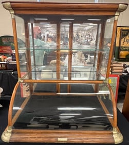 Rare Countertop Display Case by Excelsior  Show Case Works