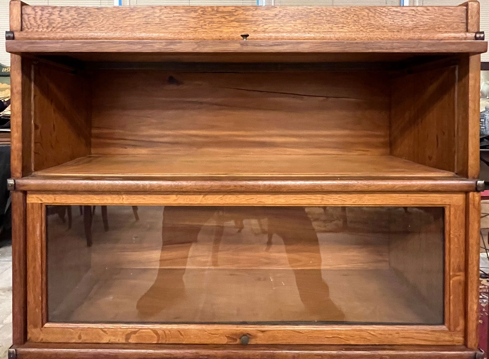 3 Section Oak Stacking Bookcase - 6