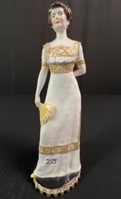 Meissen Limited Masterworks Porcelain Figurine "Lady w/ Fan" c 1911/12 by Alfred Konig