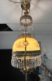 Canadian Hanging Oil Chandelier