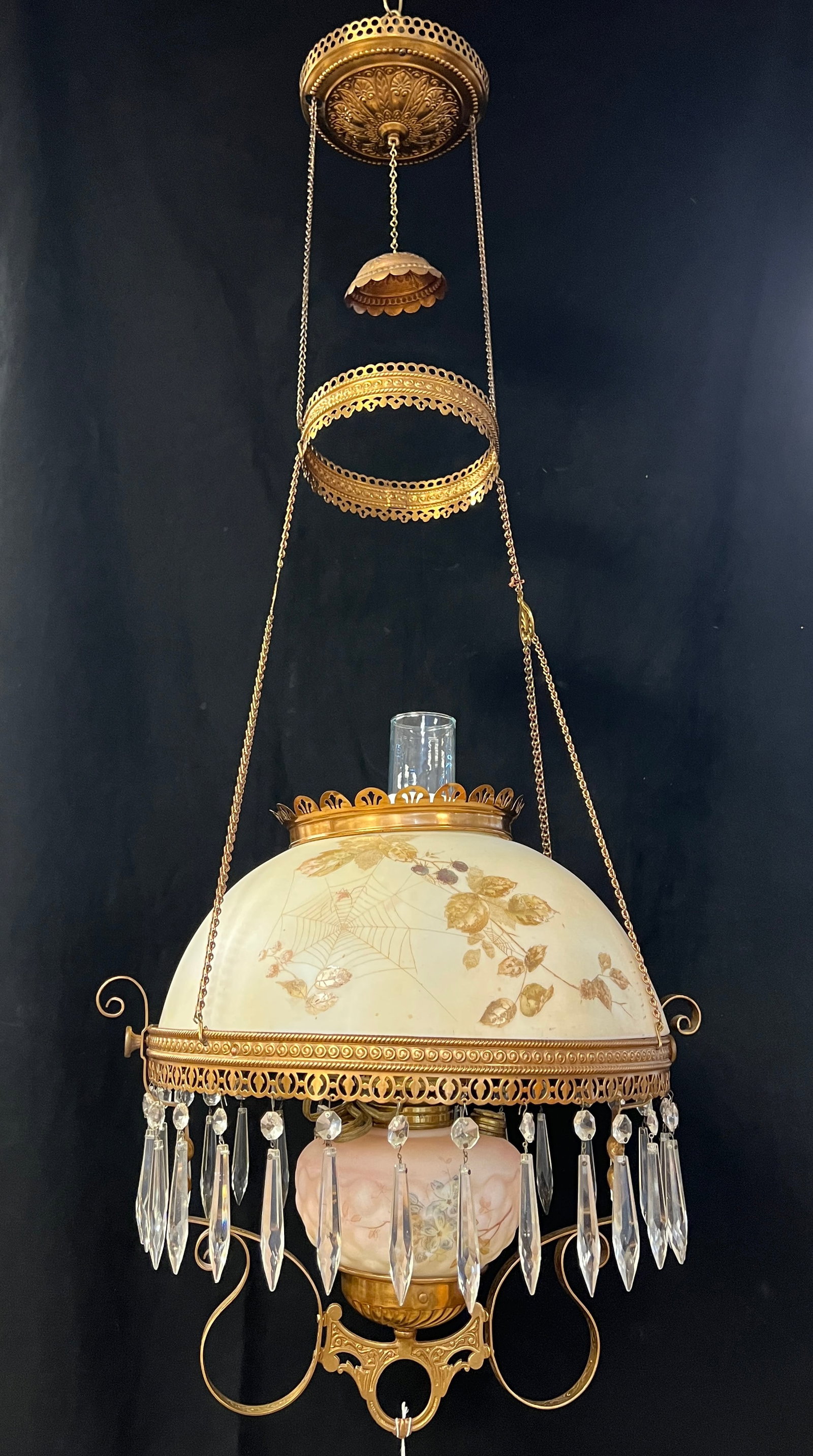 Hanging Oil Chandelier (1 of 7)