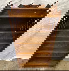 Victorian Oak Bookcase