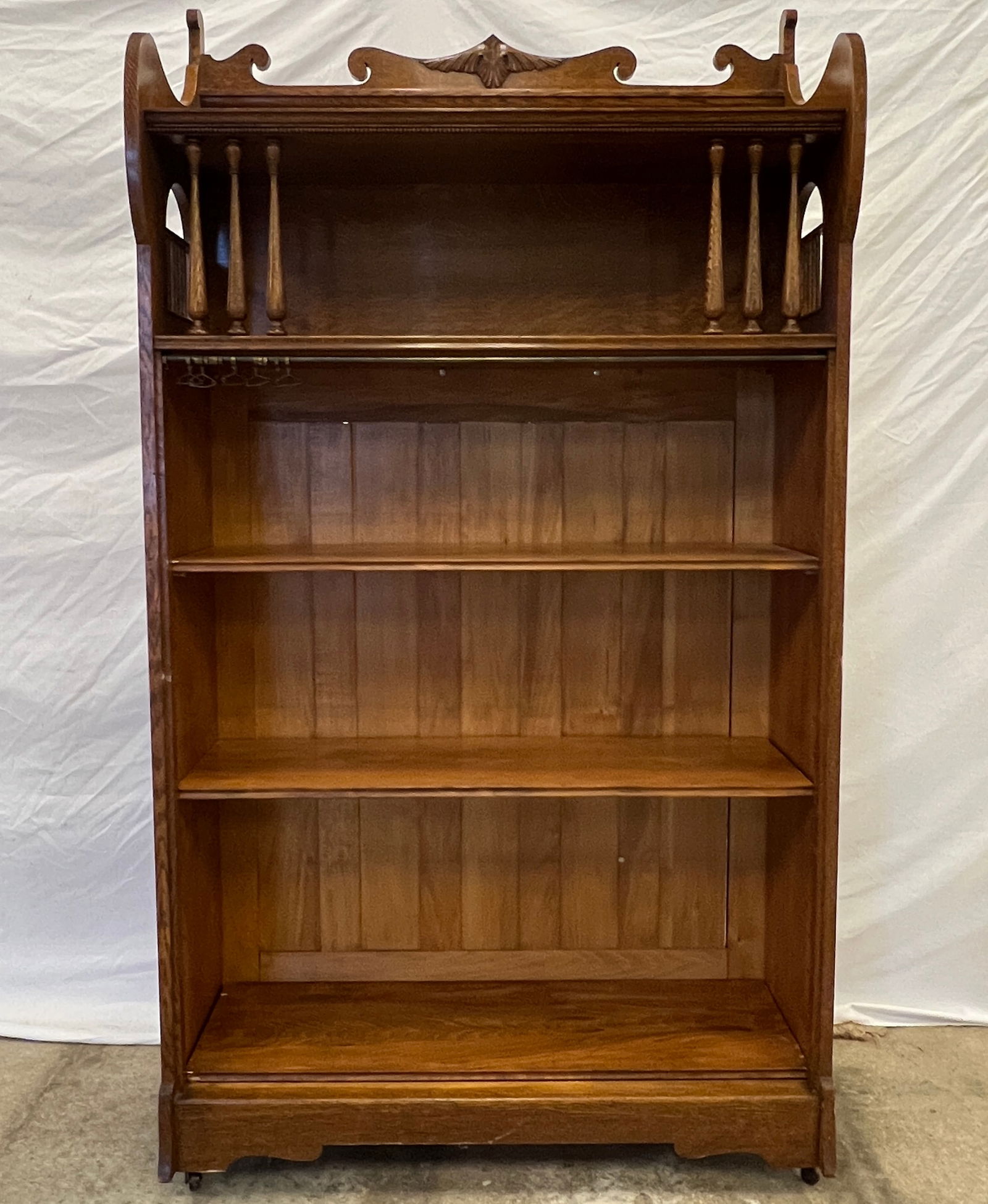 Victorian Oak Bookcase - 2