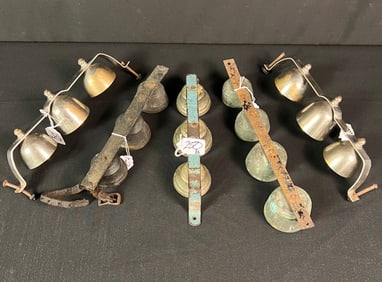 Antique Mounted Sleigh Bells