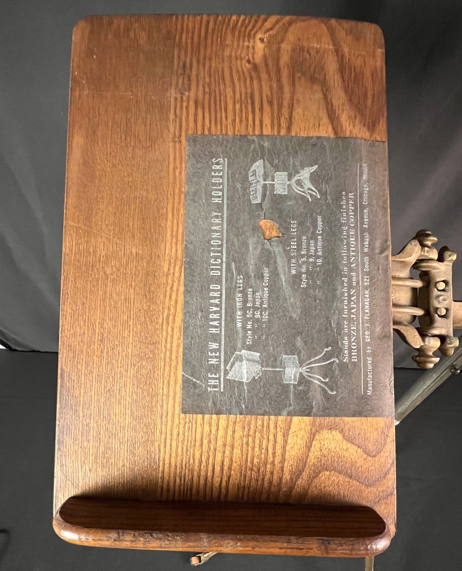 1900s Dictionary Stand - 6