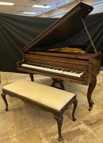 Baldwin French Carved Piano with Bench