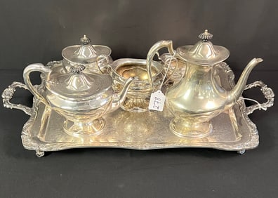 5 Piece Sheffield Tea Service
