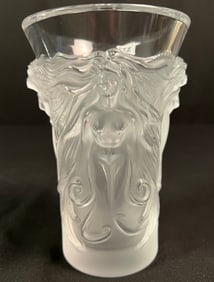 Lalique Fantasia Crystal Vase