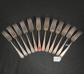 12 Sterling Silver Dinner Forks