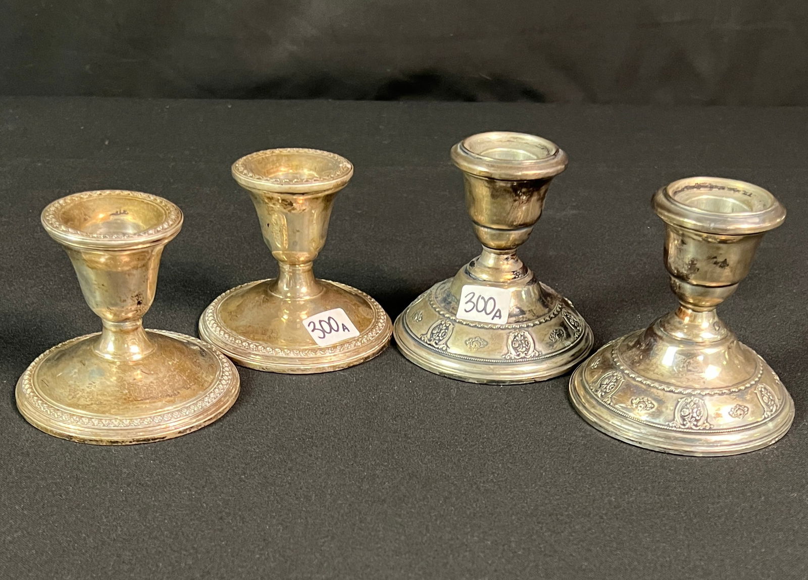 2 Sets of Sterling Candlesticks (1 of 9)