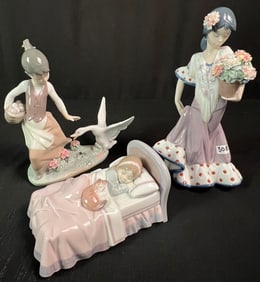 Group of 3 Lladro Figurines
