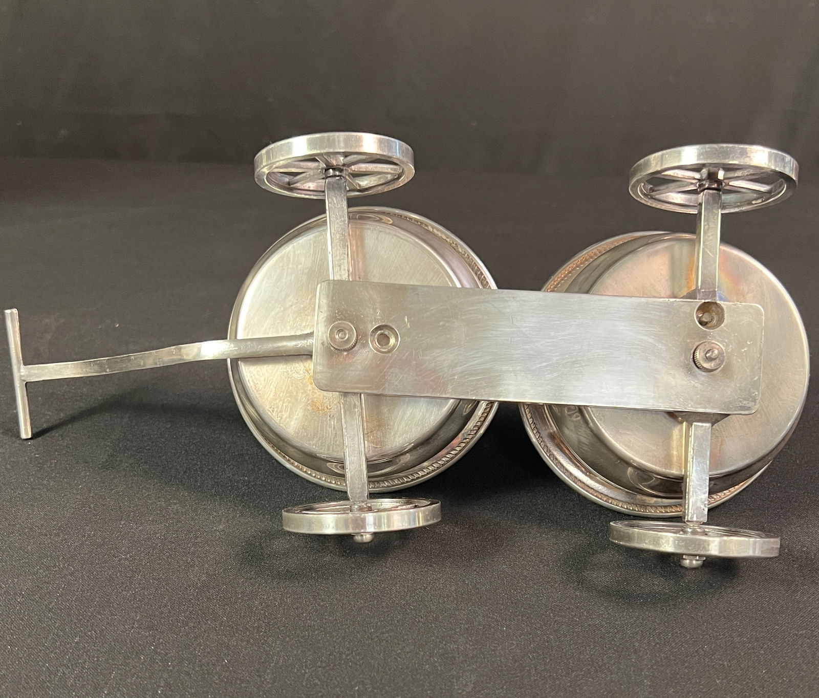 Silver Plate Condiment Server - 7