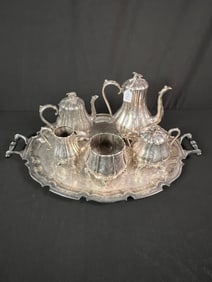 Reed & Barton Silver Plate Tea and Coffee Service