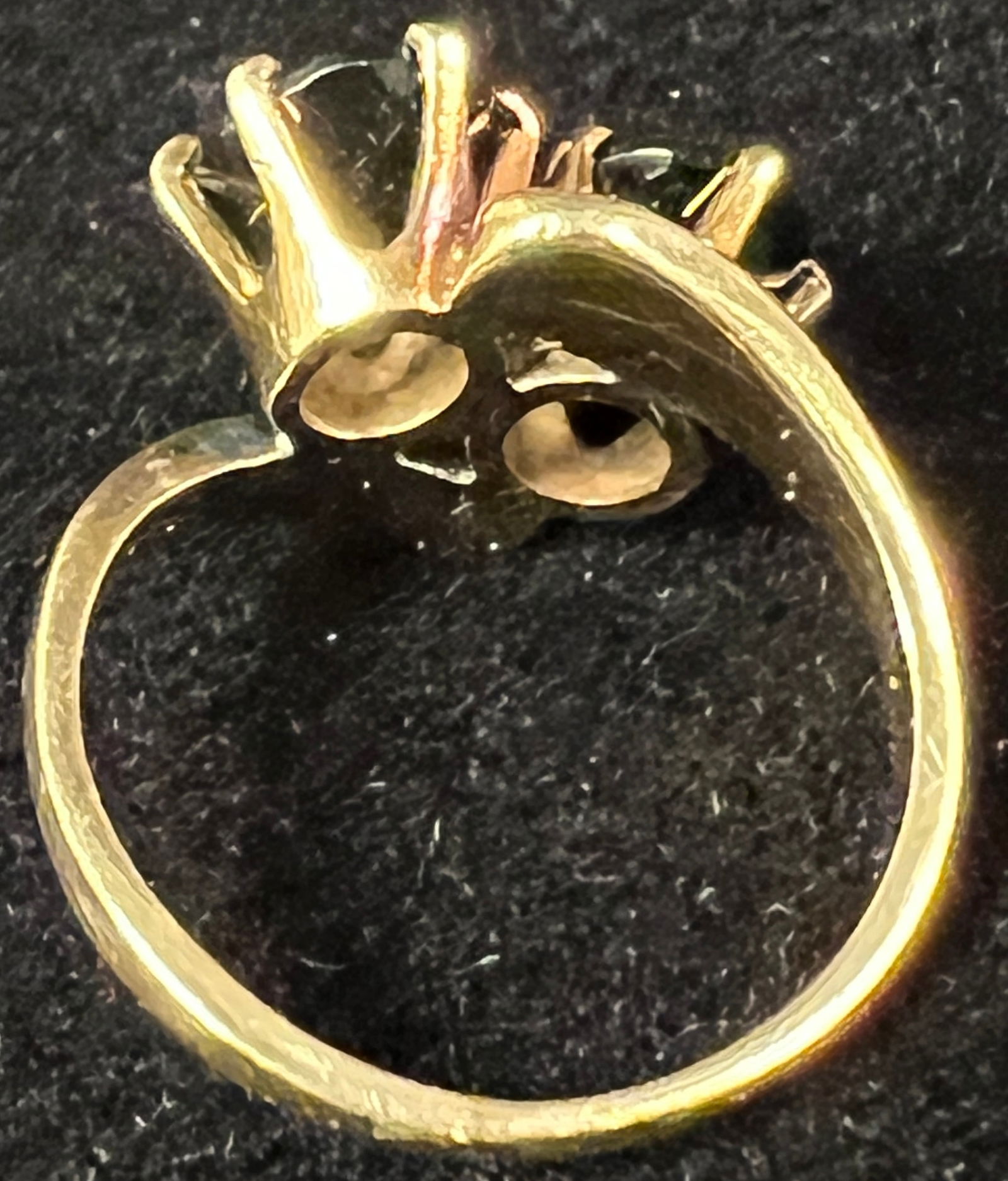 14K Solid Gold Emerald Ring - 5