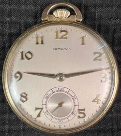 Hamilton Rolled Gold Pocket Watch