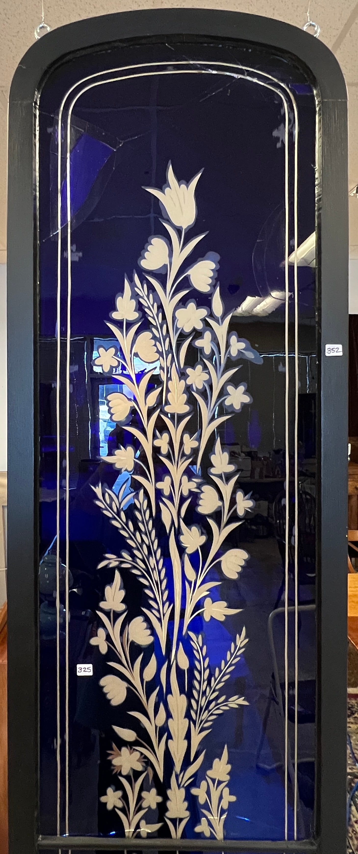 Cobalt Acid Cutback Victorian Window - 2