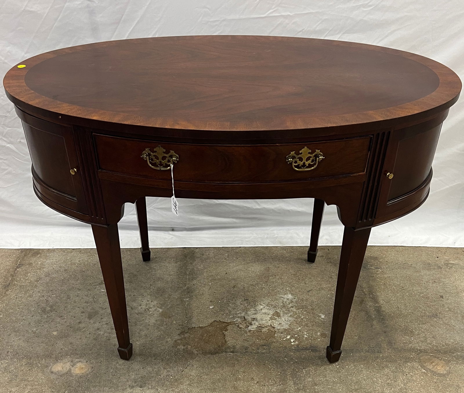 Baker Oval Mahogany Ladies Writing Desk (1 of 8)