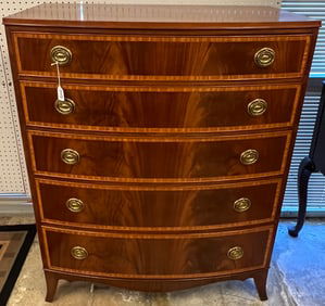 5 Drawer Mahogany  Gentleman's Chest