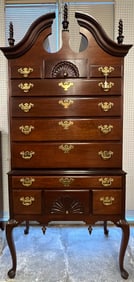 Queen Anne Mahogany Chest on Chest