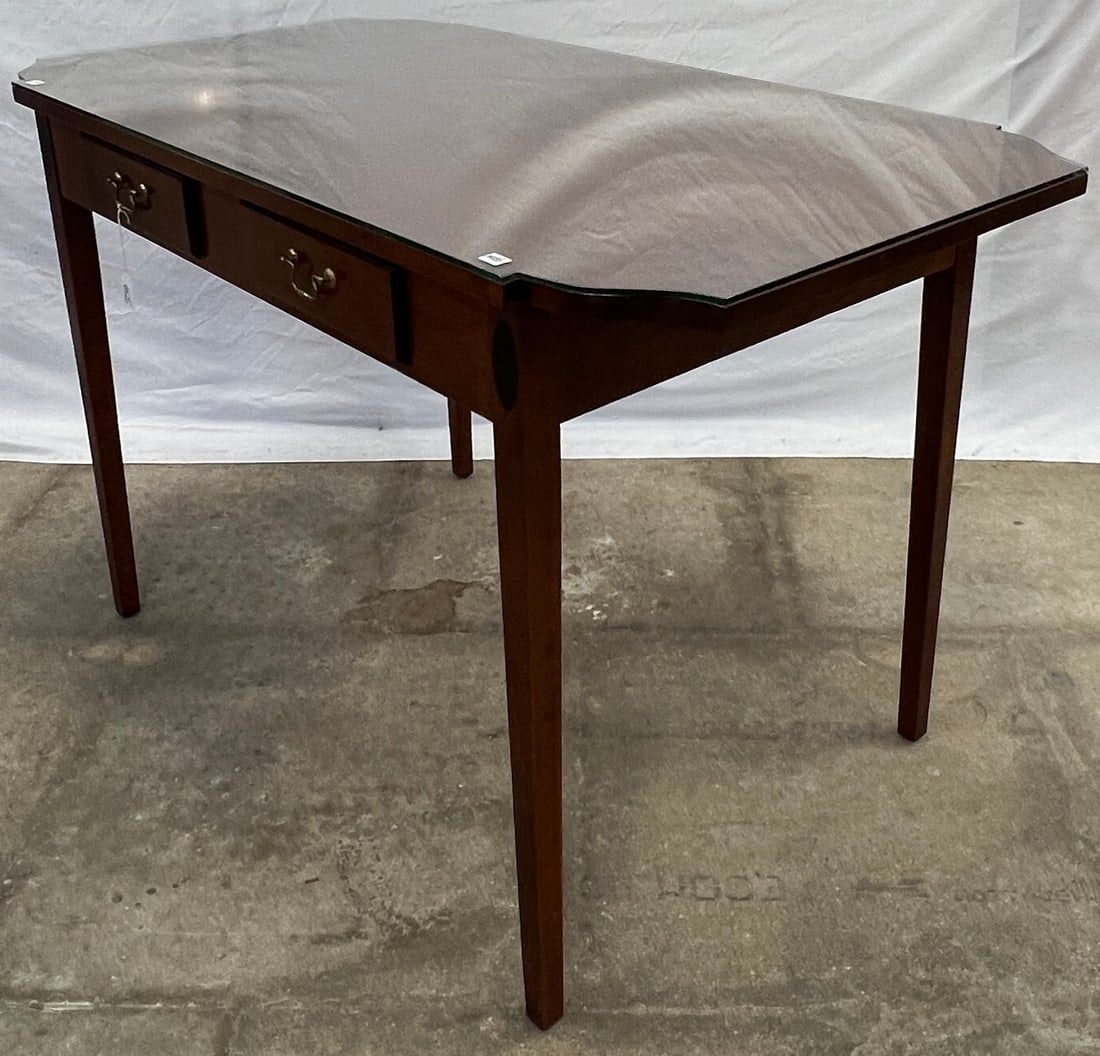 Double Drawer Library Table - 2