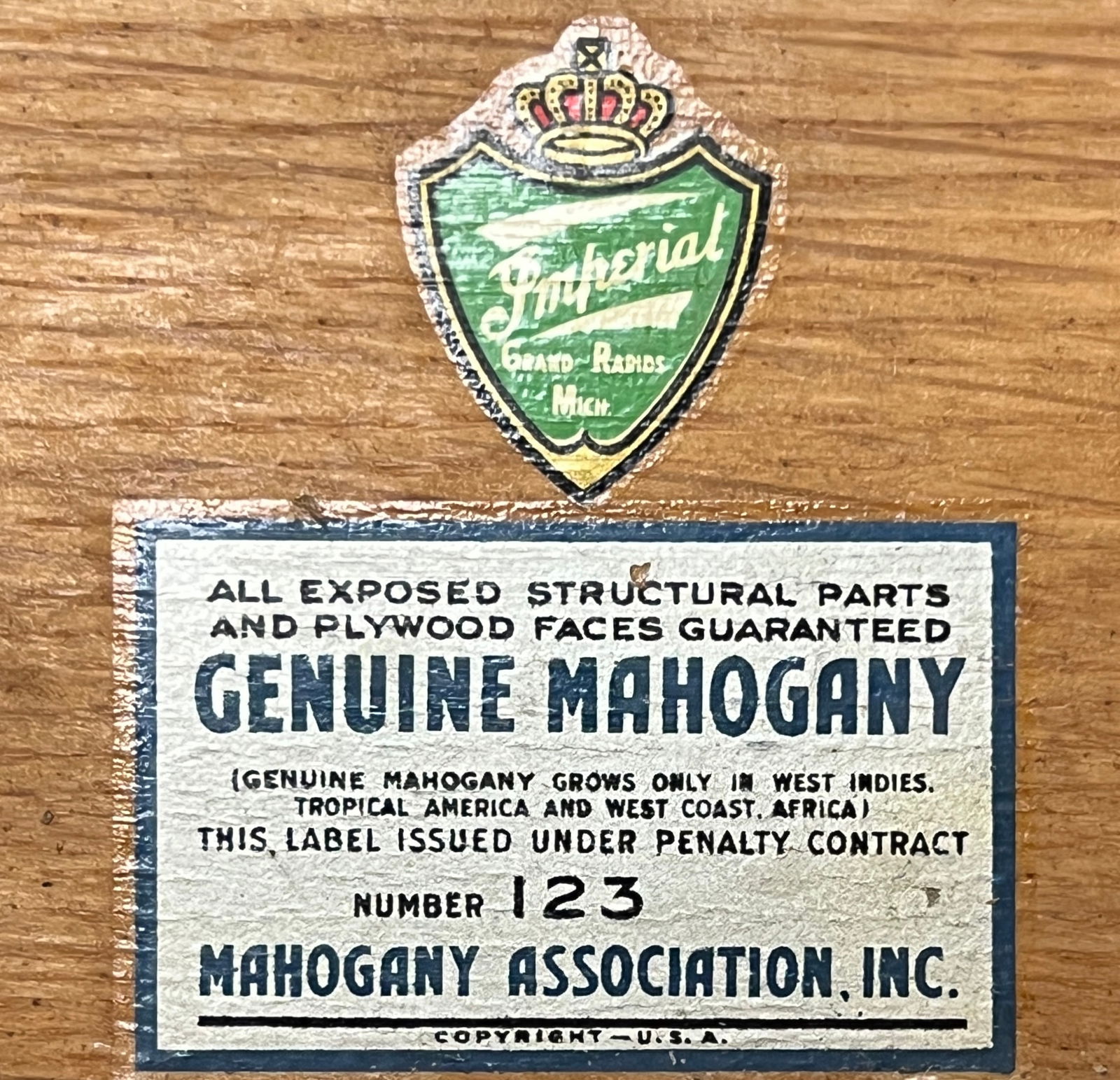 Flamed Mahogany Drum Table - 4