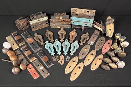 Group of Fancy Victorian Hardware