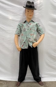 1950s Mannequin with 1950s Clothing