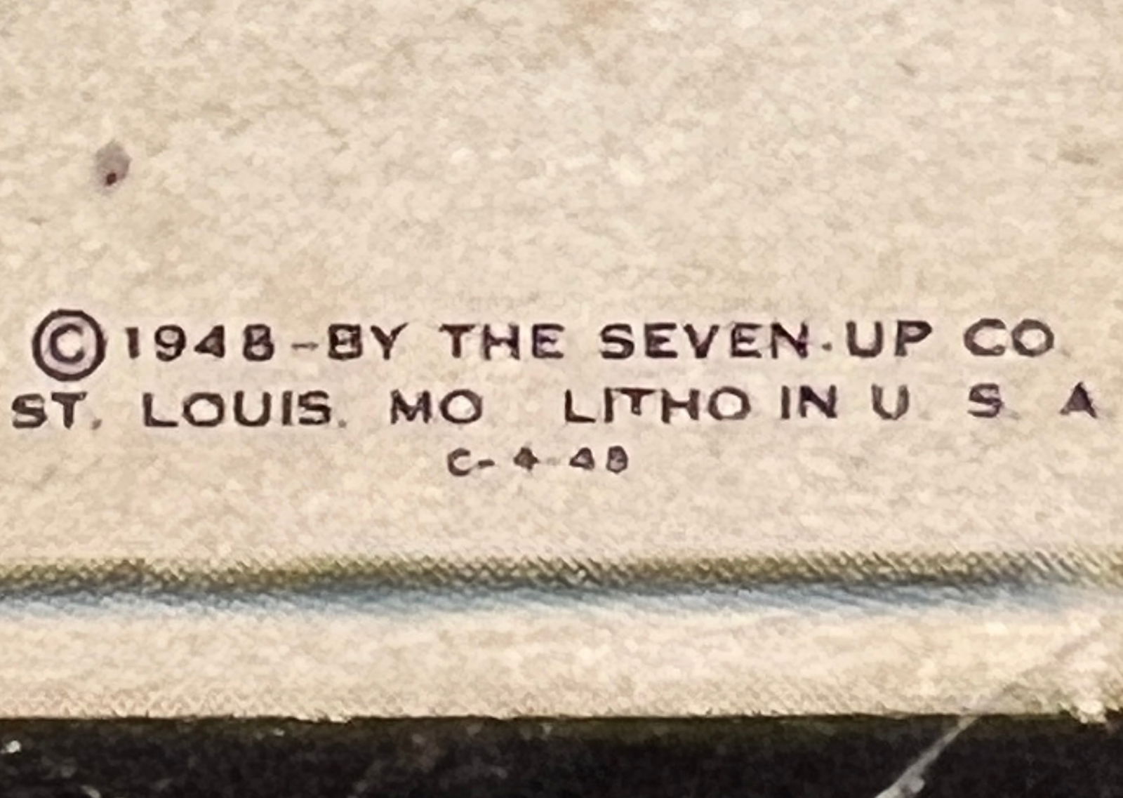 7up Soda Store Display, c1948 - 6