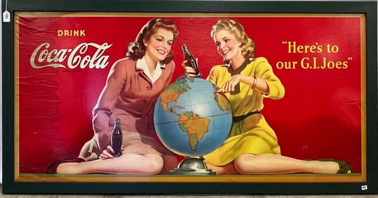 Coca-Cola Advertising Sign, c1944