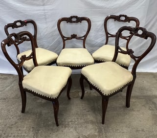 Set of 5 Turn of the Century Chairs