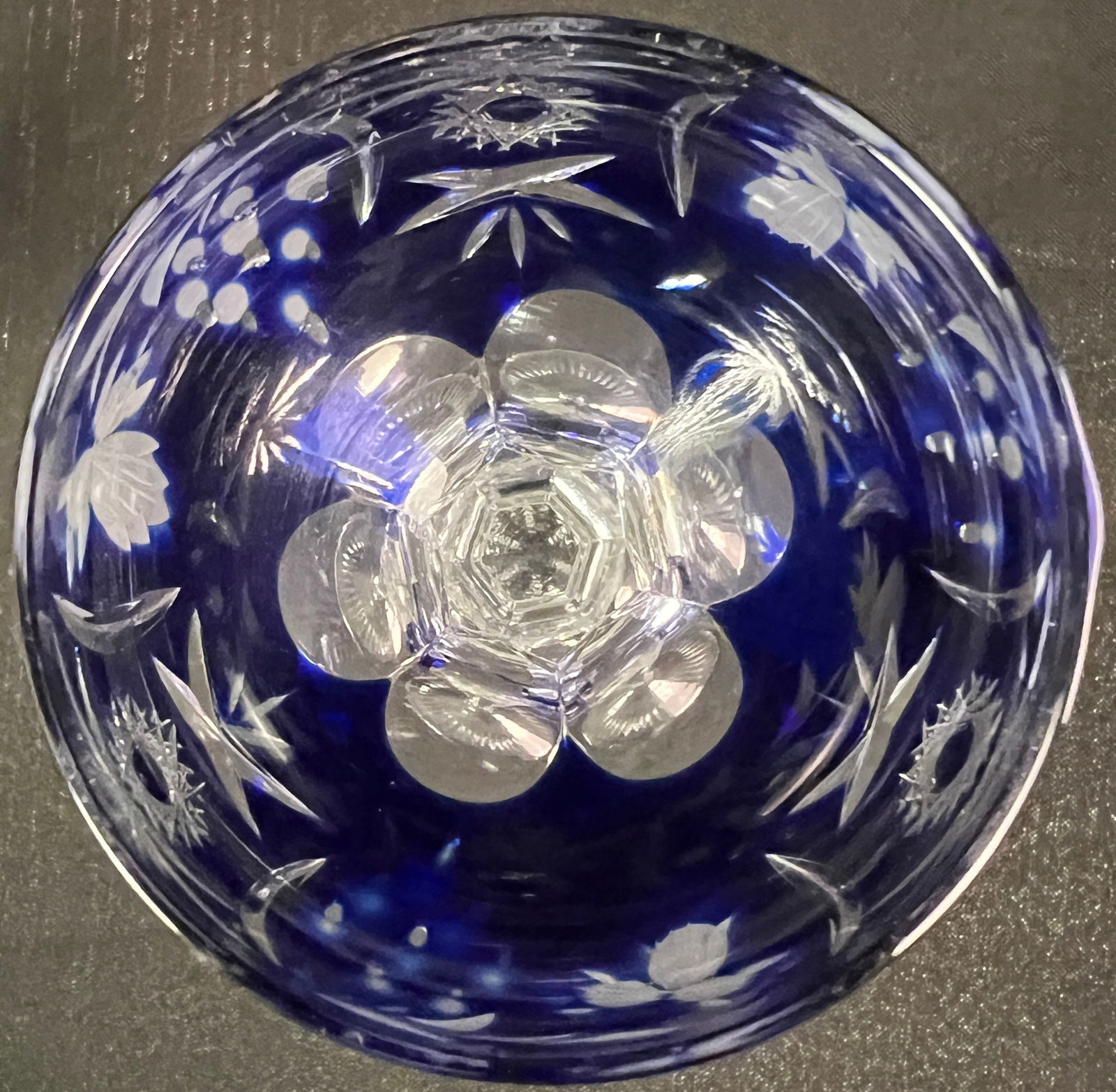 Antique Colored Stemware - 7