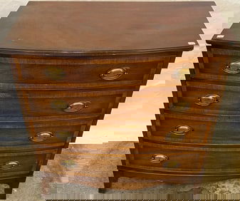 Mahogany 4 Drawer Chest