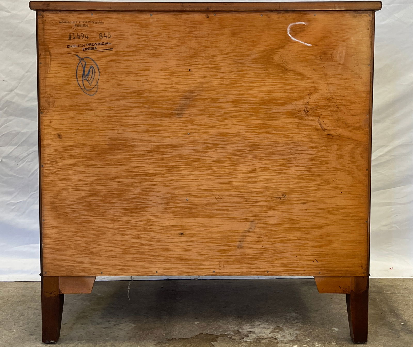 Mahogany 4 Drawer Chest - 4