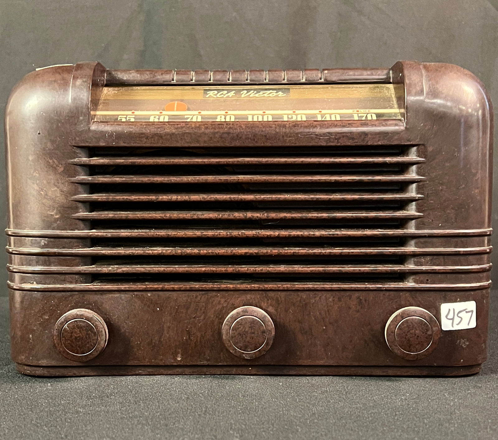 RCA Victor Model 15X Bakelite Radio, Working c1940 - 2