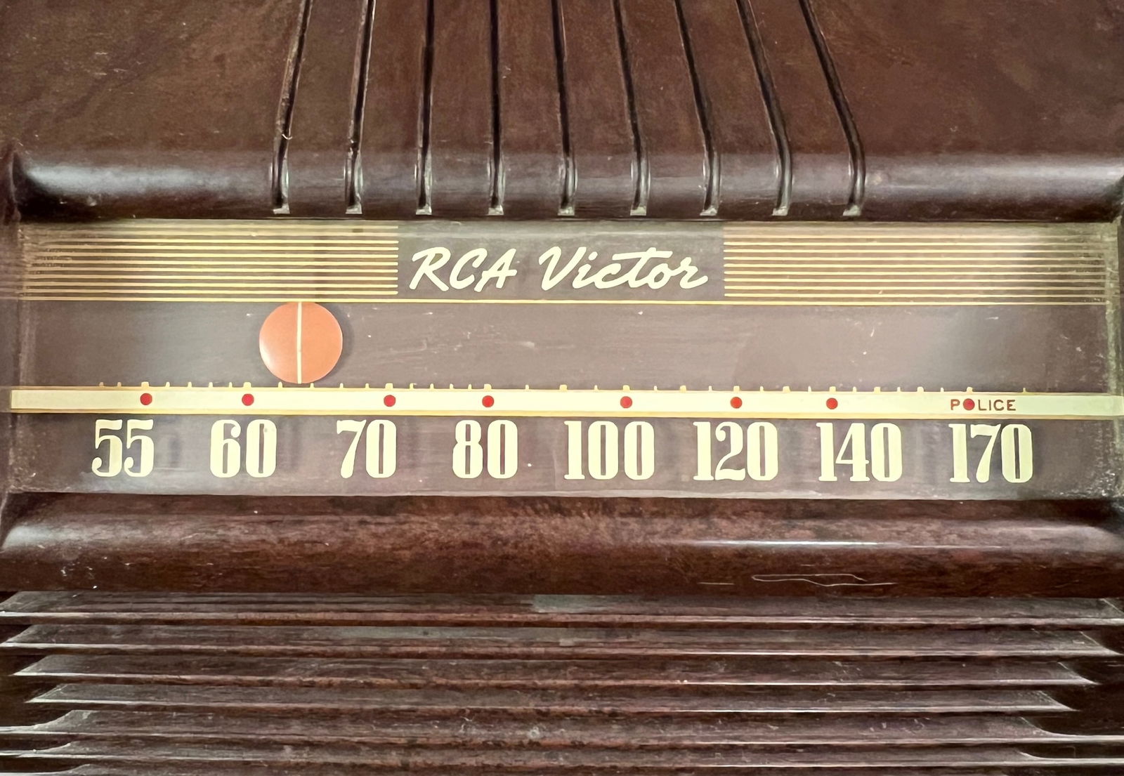 RCA Victor Model 15X Bakelite Radio, Working c1940 - 5
