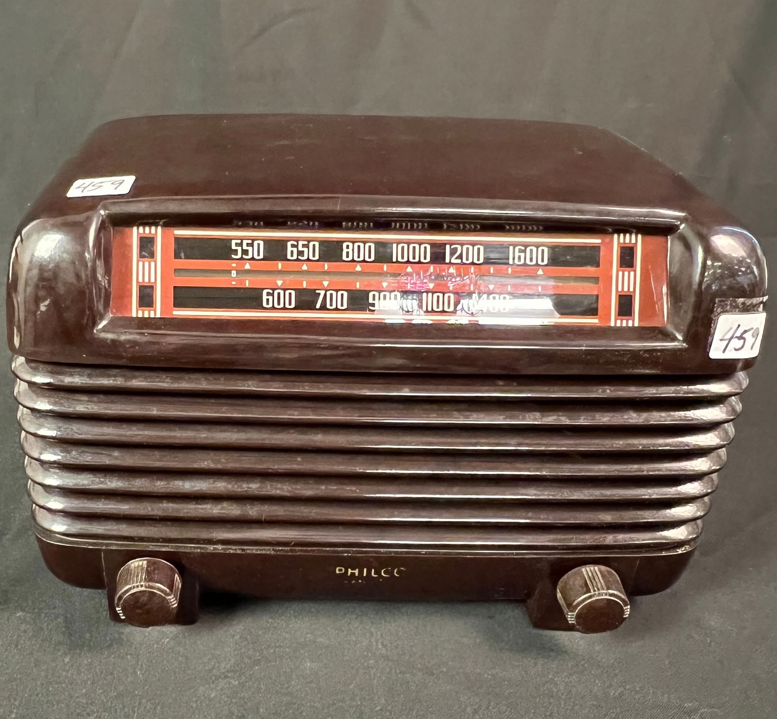 Philco Transitone Model 48-250 Bakelite Radio c1948 Working Condition (1 of 8)