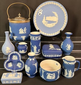 12 Pieces of Blue Wedgewood