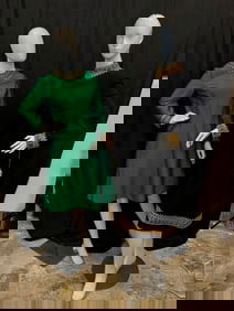 2 Vintage 1960's Jeweled Cocktail Dresses