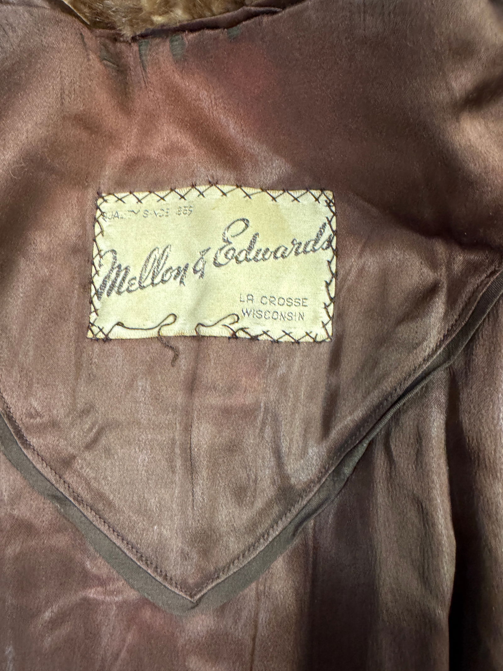 1940's Mink Shawl Collared Coat - 8