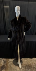Vintage Blackglama Full Length Black Mink Coat
