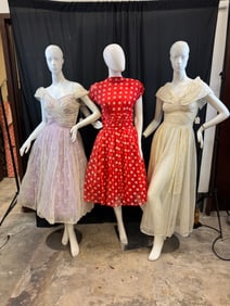 3 VIntage Party Dresses C1940/50's