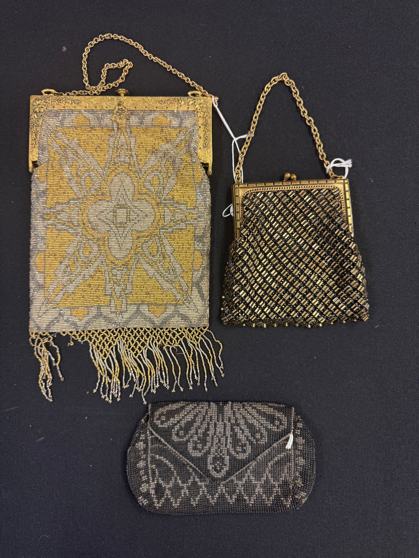 3 Antique Ladies Purses c1890-1920's (1 of 10)