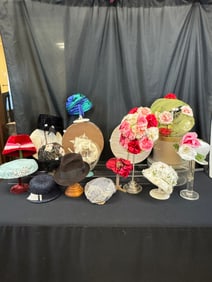 Vintage Group of Ladies Hats & Hat Boxes c1950/60's