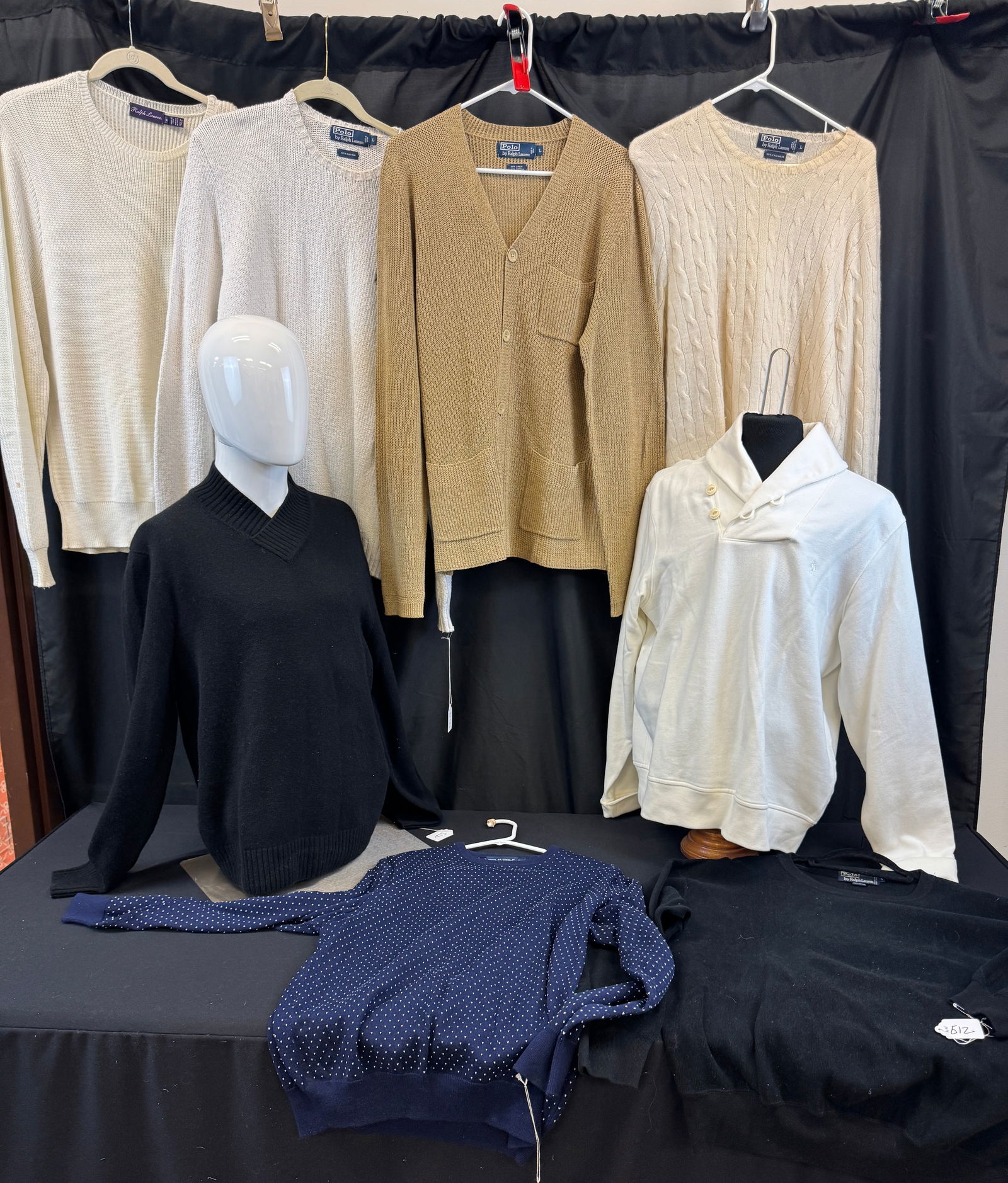 Designer Group of Vintage Ralph Lauren Men's Sweaters (1 of 14)